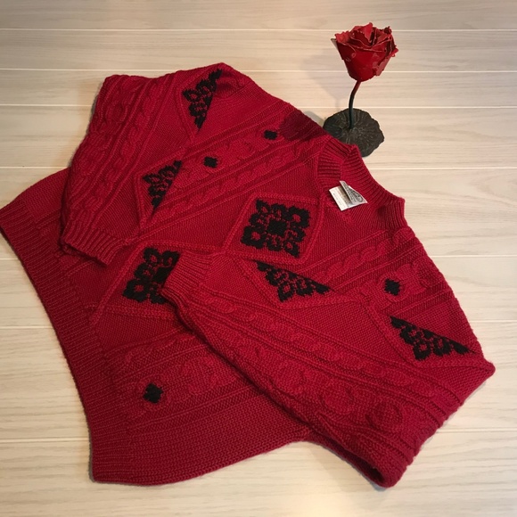 Laura Ashley Sweaters - Vintage Laura Ashley 100% wool knit sweater Medium